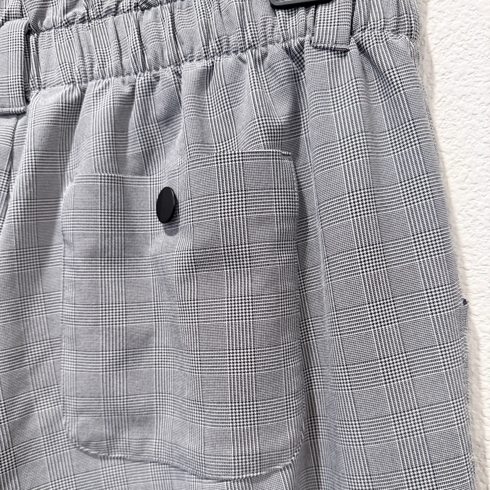 Athleta Plaid Skyline Pant 6 Paperbag Waist Old Money Quiet Luxury Workleisure - Picture 5 of 8